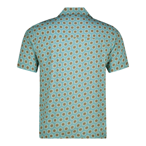 Men's Havana Short Sleeve Shirt with Shweshwe print