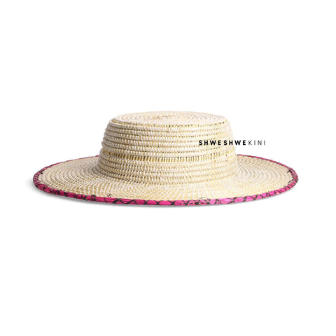 Tshetshe Hat (pink, with no bow)